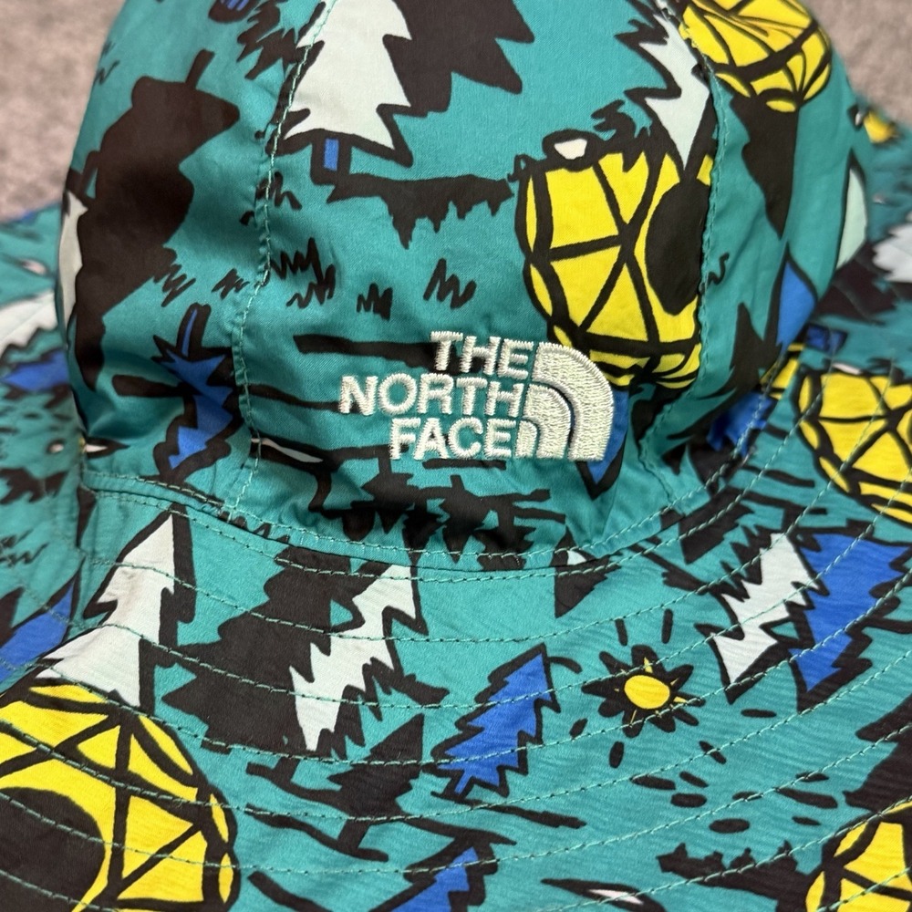 The North Face Bucket Hat Infant One Size UPF 50 Fish 0-6 Months Camp Geodesics - Picture 3 of 8